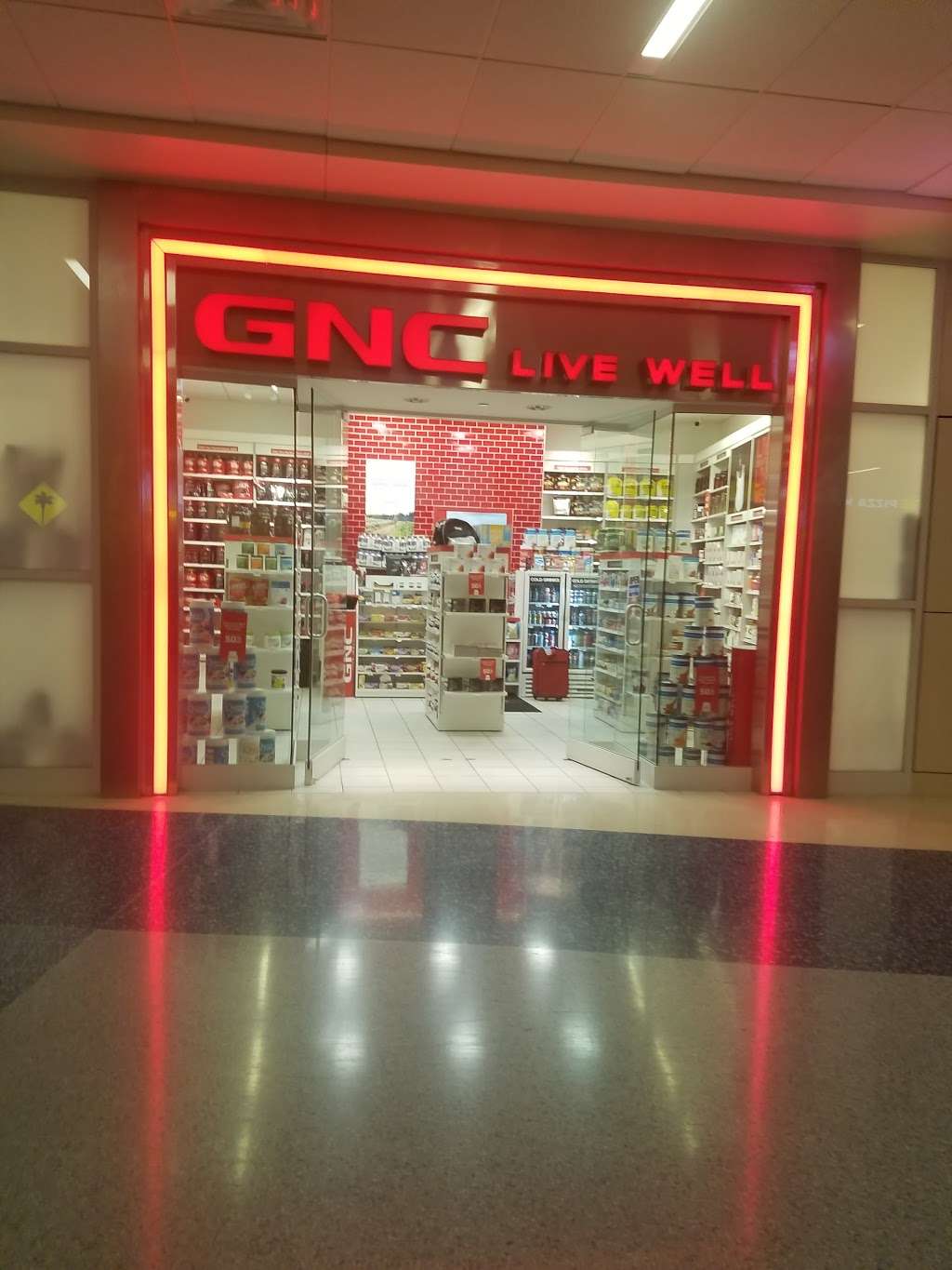 GNC | 3200 East Airfield Dr Gate A28 Column 097f, DFW Airport, TX 75261 | Phone: (972) 973-7356