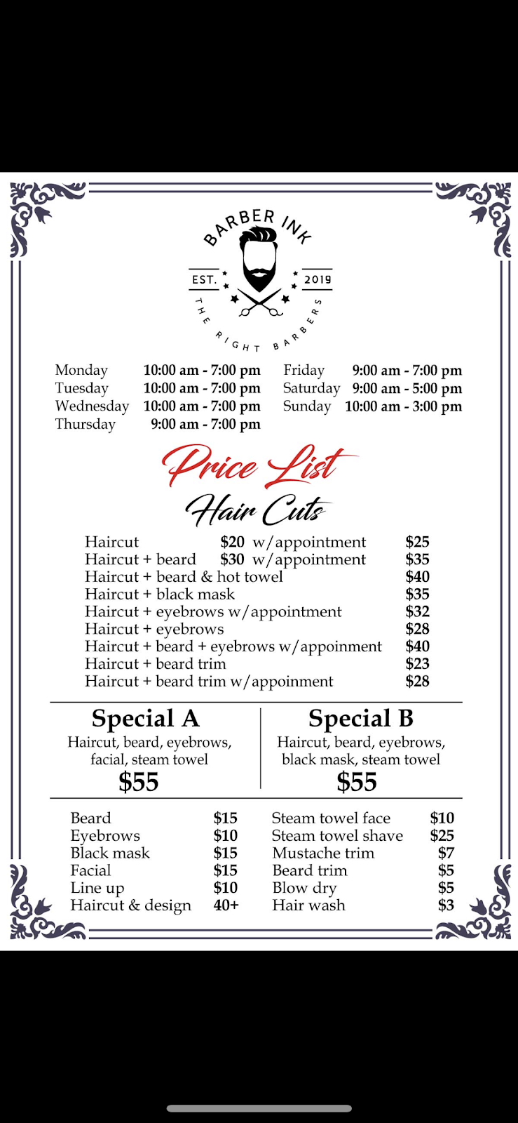 Barber Ink Barbershop | 6346 Lincoln Ave, Cypress, CA 90630, USA | Phone: (714) 886-2592