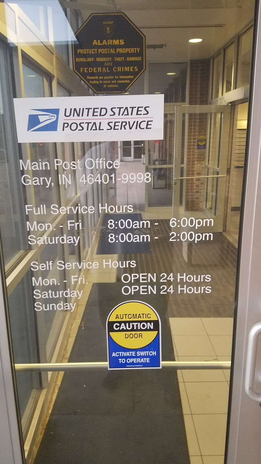 United States Postal Service | 1490 Broadway, Gary, IN 46407 | Phone: (800) 275-8777