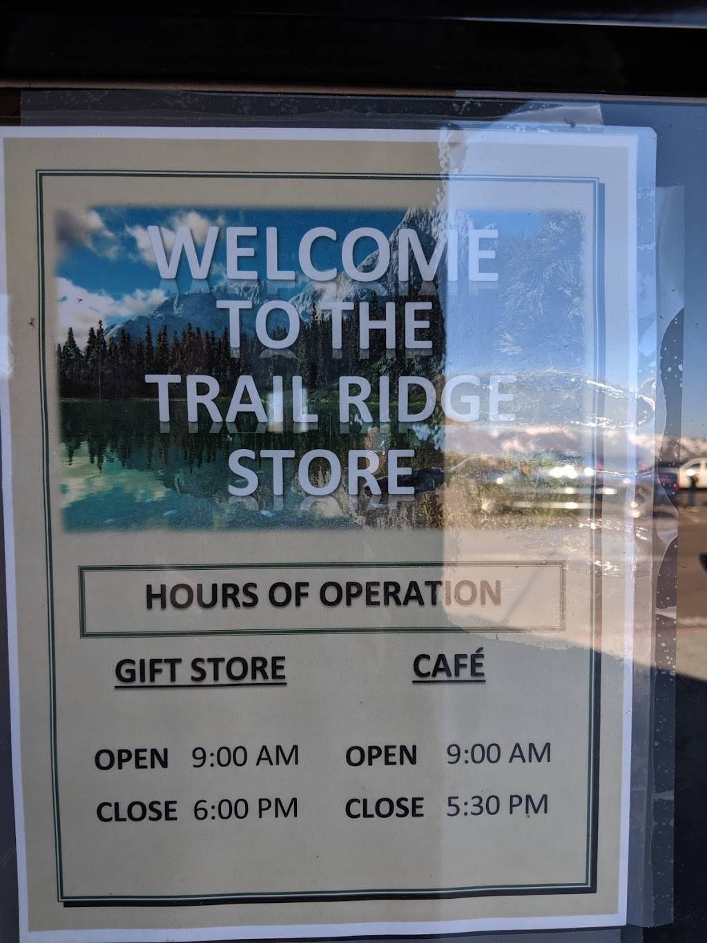 Trail Ridge Store | Estes Park, CO 80517, USA | Phone: (970) 586-2133