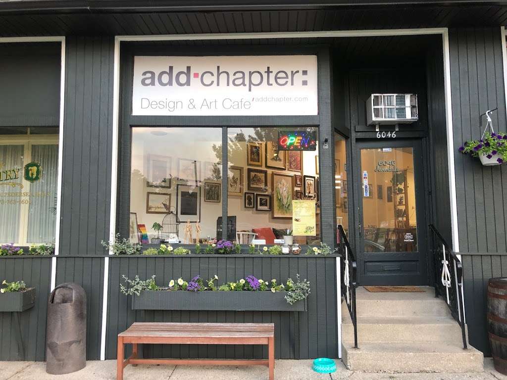 Add Chapter Design & Art Cafe | 6046 N Avondale Ave, Chicago, IL 60631, USA | Phone: (312) 242-3018