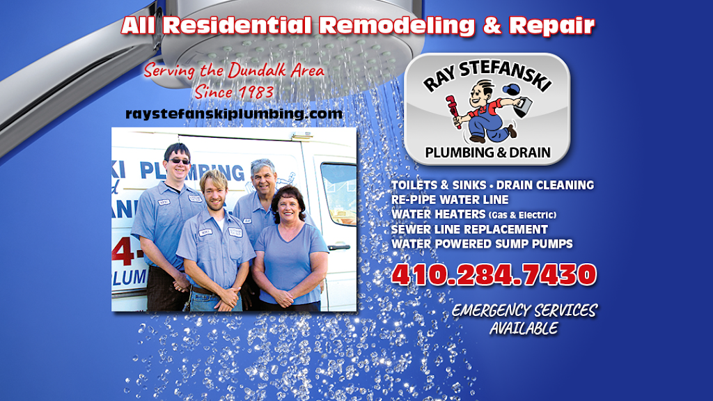 Ray Stefanski Plumbing & Drain Cleaning Inc. | 1920 Walnut Ave, Dundalk, MD 21222, USA | Phone: (410) 284-7430