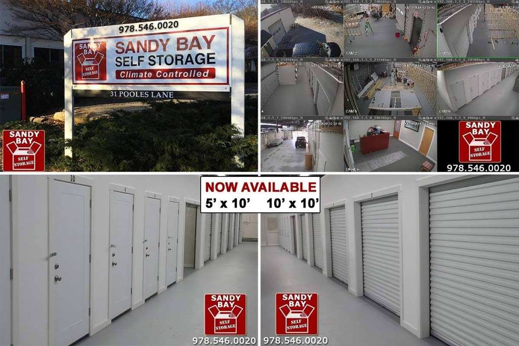 Sandy Bay Self Storage | 31 Pooles Ln, Rockport, MA 01966, USA | Phone: (978) 546-0020