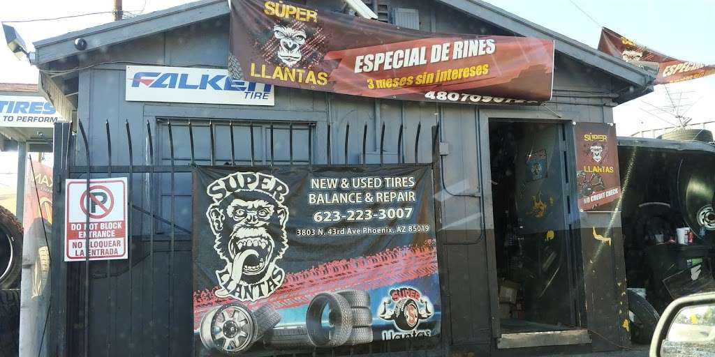 Super Llantas | 3803 N 43rd Ave, Phoenix, AZ 85019, USA