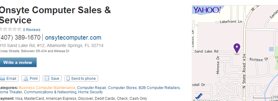 Onsyte Computer Sales & Services (Insyte Security) | 910 Sand Lake Rd #15, Altamonte Springs, FL 32714 | Phone: (407) 389-1670