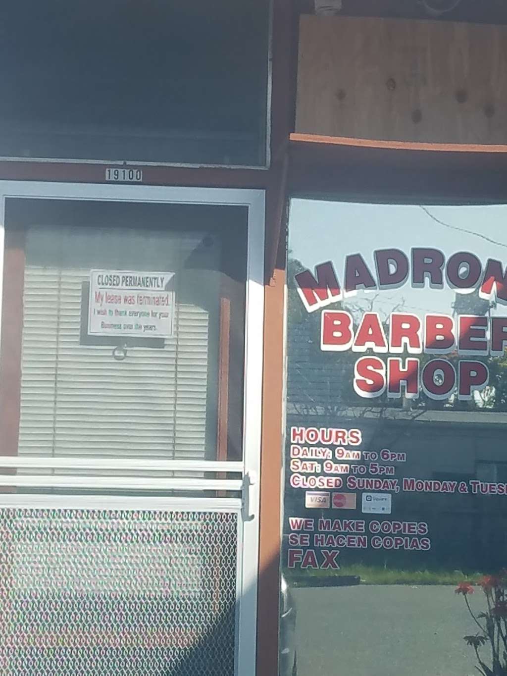 Madrone Barber Shop | 19100 Monterey Rd, Morgan Hill, CA 95037, USA