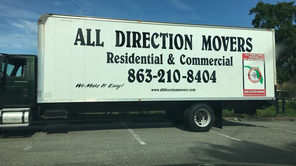 All Direction Movers | 6645 Florida Ave S #6, Lakeland, FL 33813, USA | Phone: (863) 210-8404