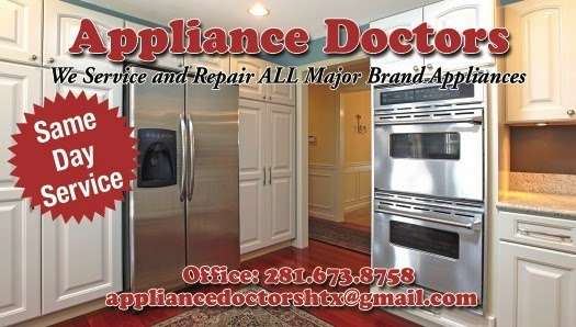 Appliance Doctors appliance repair | 12407 Barbizon Dr, Houston, TX 77089 | Phone: (281) 673-8758