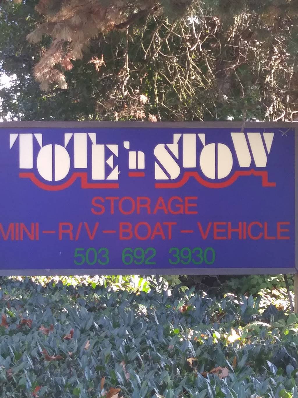 Tote n Stow RV & Mini | 10290 SW Tualatin Rd, Tualatin, OR 97062, USA | Phone: (503) 692-3930