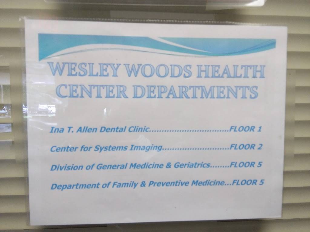 Wesley Woods Health Center | 1821 Clifton Rd, Atlanta, GA 30307, USA | Phone: (404) 728-6432