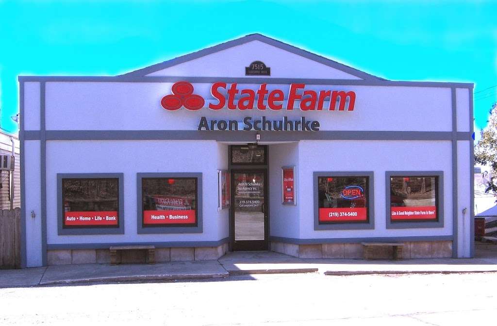 Aron Schuhrke - State Farm Insurance Agent | 7515 Lake Shore Dr, Cedar Lake, IN 46303, USA | Phone: (219) 374-5400