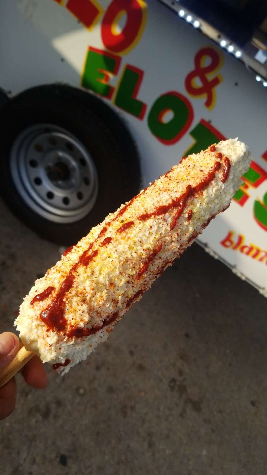 Lilo and Pinky Elotes (Corn) | 10615 Veterans Memorial Dr, Houston, TX 77038, USA | Phone: (713) 307-5061