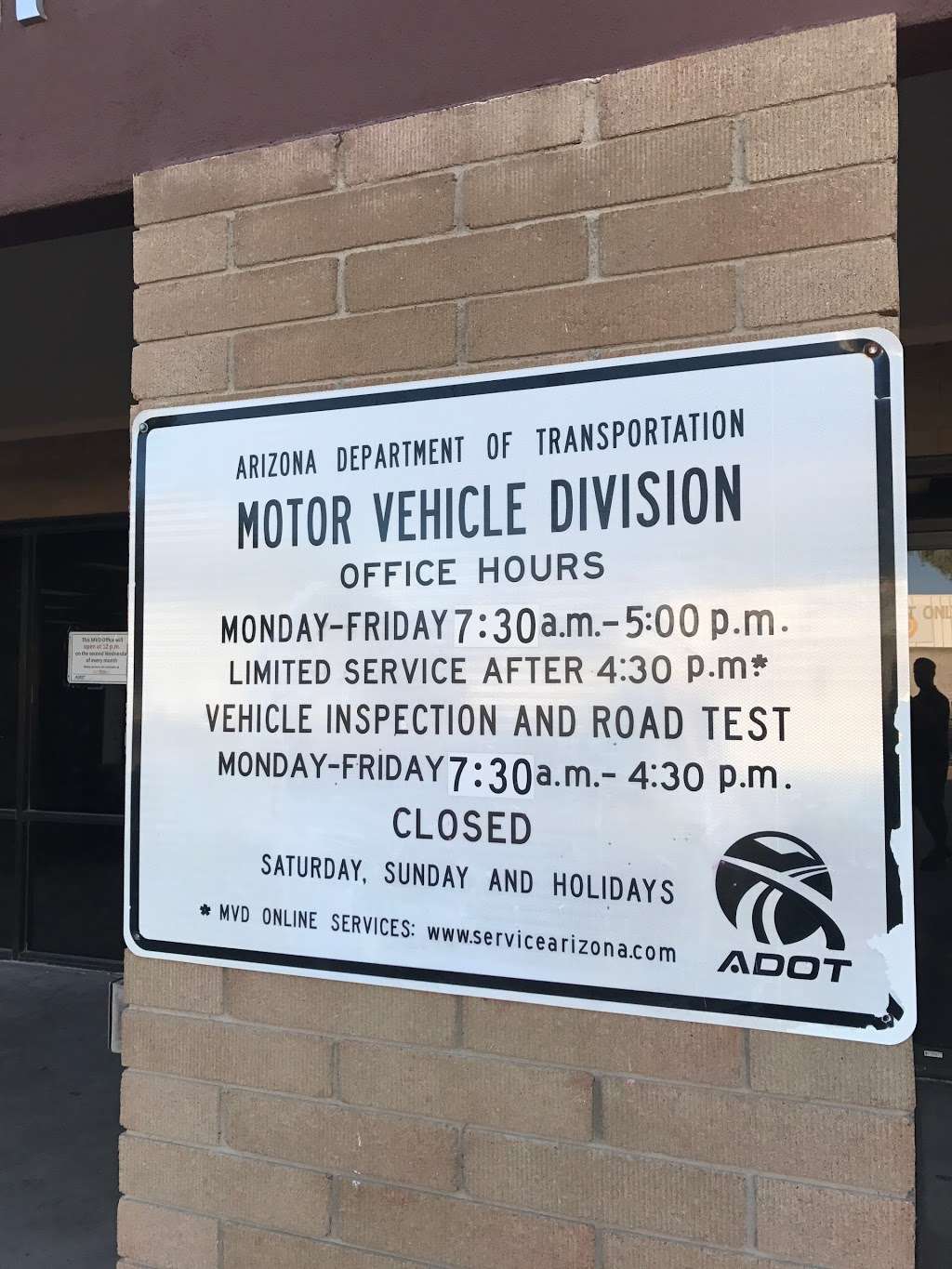 Arizona Motor Vehicle Division | 1703 E Larkspur Ln, Tempe, AZ 85281, USA | Phone: (602) 255-0072