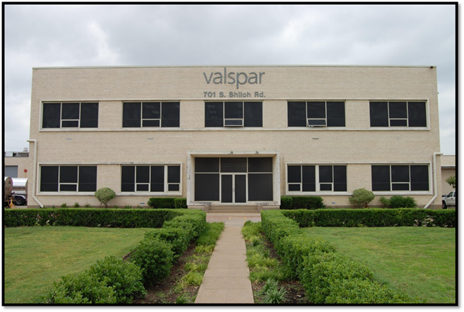 Valspar Corporation | 701 S Shiloh Rd, Garland, TX 75042, USA | Phone: (972) 276-5181