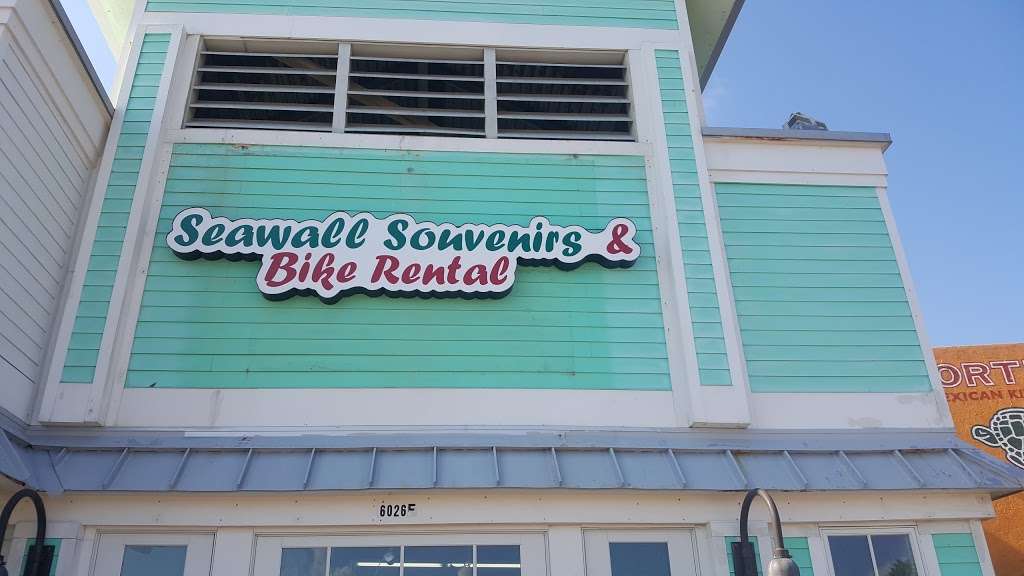 Seawall Souvenirs & Bike Rental | 6026 Seawall Blvd, Galveston, TX 77551, USA