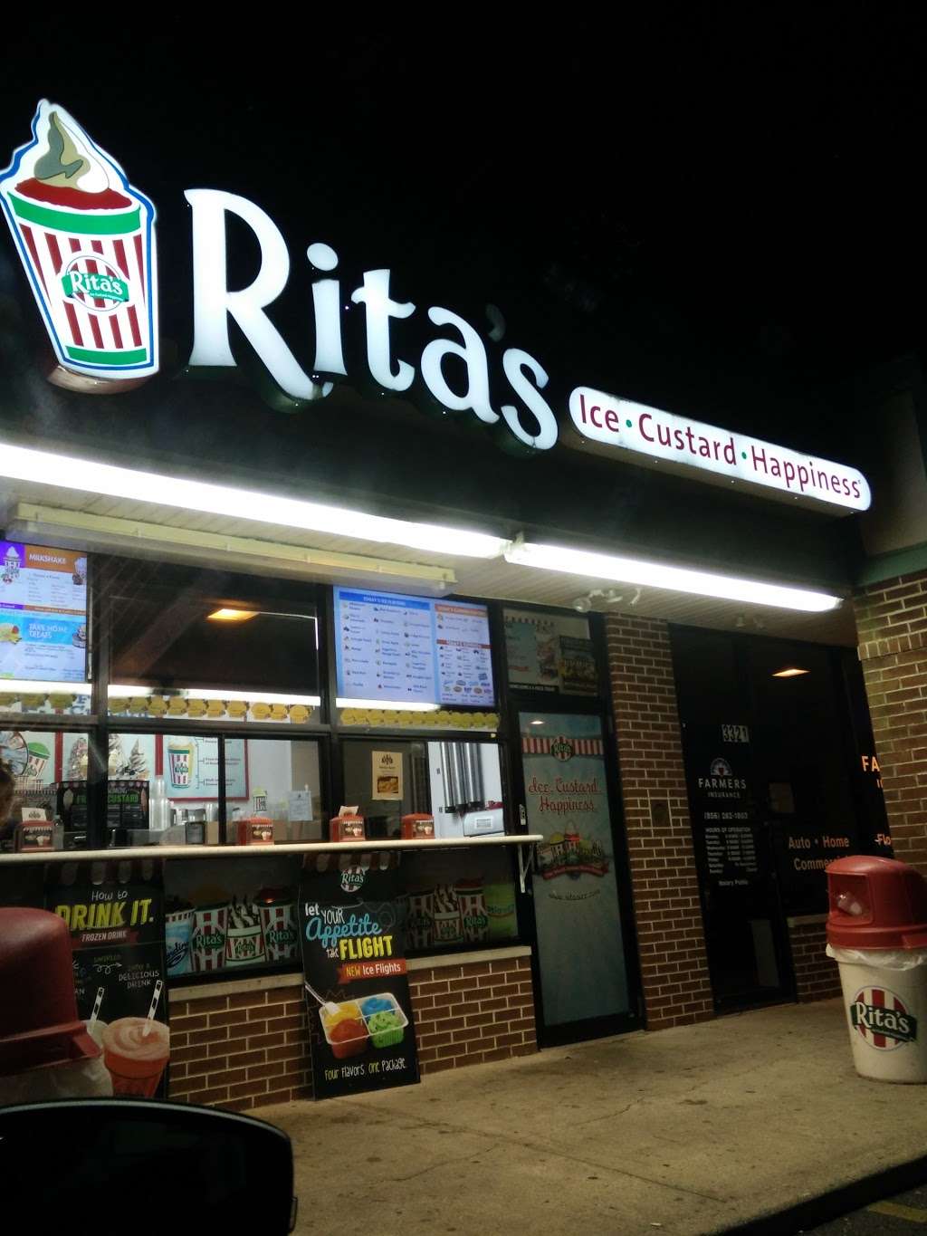 Ritas Italian Ice & Frozen Custard | 3321 South Blackhorse Pike Ardmore, Shopping Ct Unit # 3, Sicklerville, NJ 08081, USA | Phone: (856) 875-9533