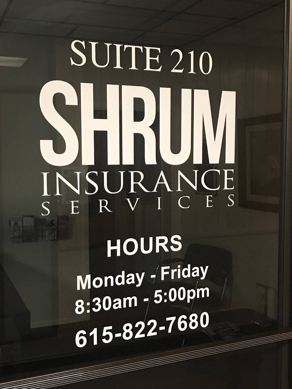 Shrum Insurance Services | 699 W Main St #210, Hendersonville, TN 37075, USA | Phone: (615) 822-7680