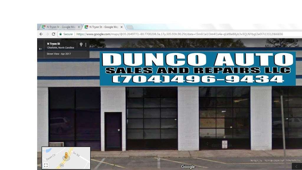 Dunco Auto Sales and Repair LLC | 5745-c N Tryon St, Charlotte, NC 28213, USA | Phone: (704) 496-9434