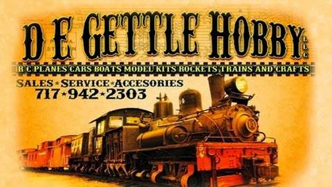 D. E. Gettle Hobby LLC | 518-D, S Main St, Shrewsbury, PA 17361, USA | Phone: (717) 353-6278