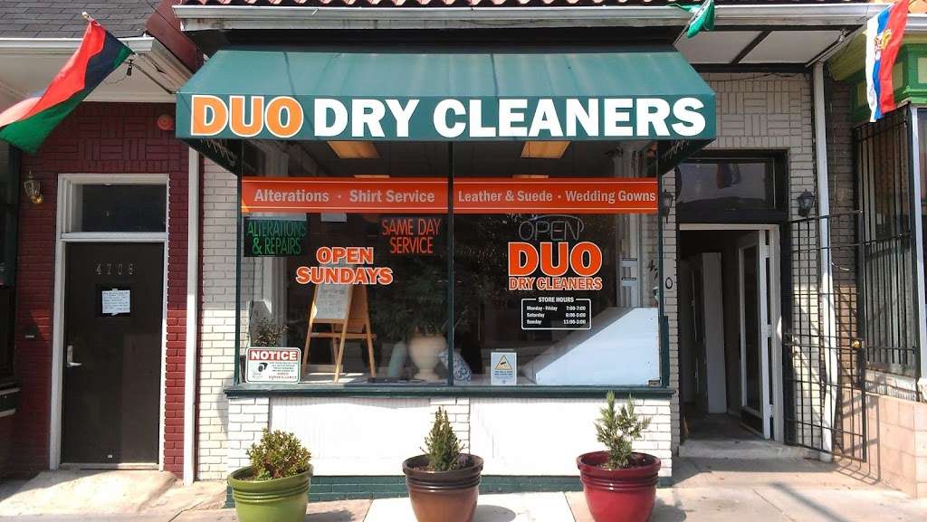 Duo Cleaners | 4710 14th St NW, Washington, DC 20011, USA | Phone: (202) 248-3871