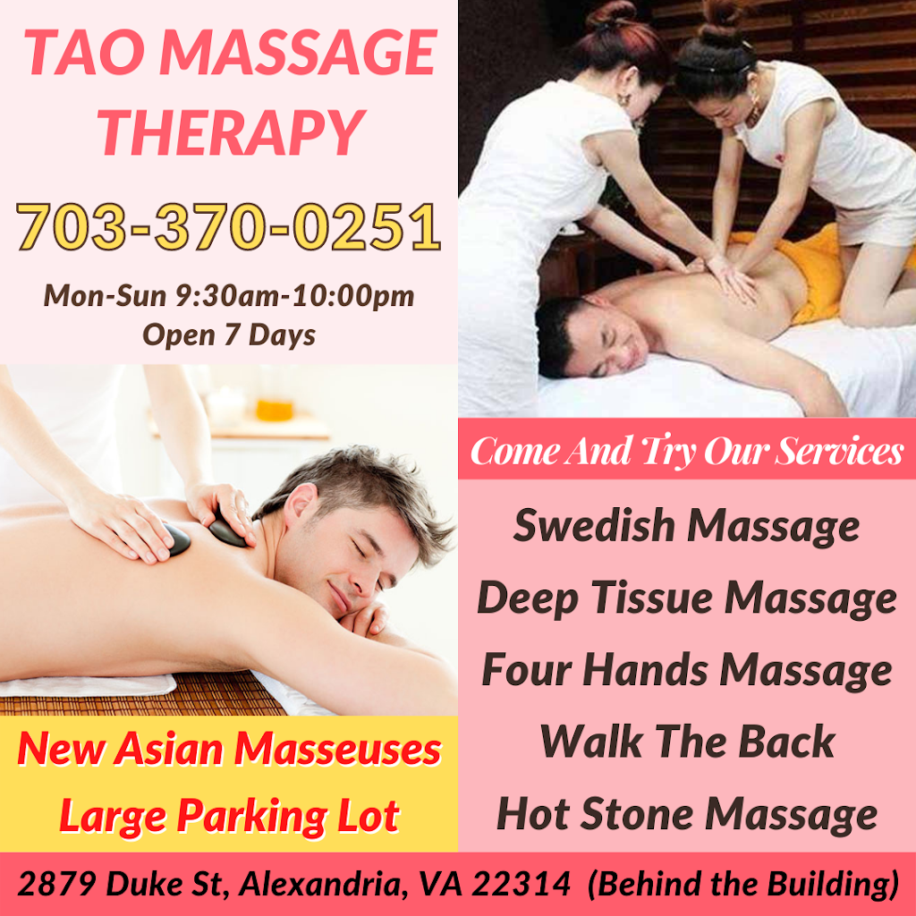 Tao Massage Therapy - Young, Asian Masseuses | 2879 Duke St, Alexandria, VA 22314, USA | Phone: (703) 370-0251
