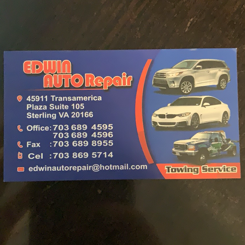 Edwin Auto Repair LLC | 45911 Transamerica Plaza #105, Sterling, VA 20166, USA | Phone: (703) 689-4595