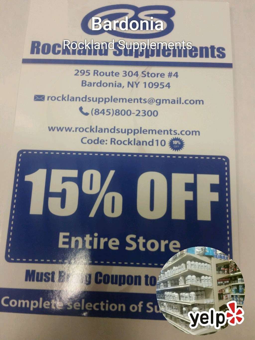 Rockland Supplements | 295 Route 304 Lowr 4, Bardonia, NY 10954 | Phone: (845) 800-2300