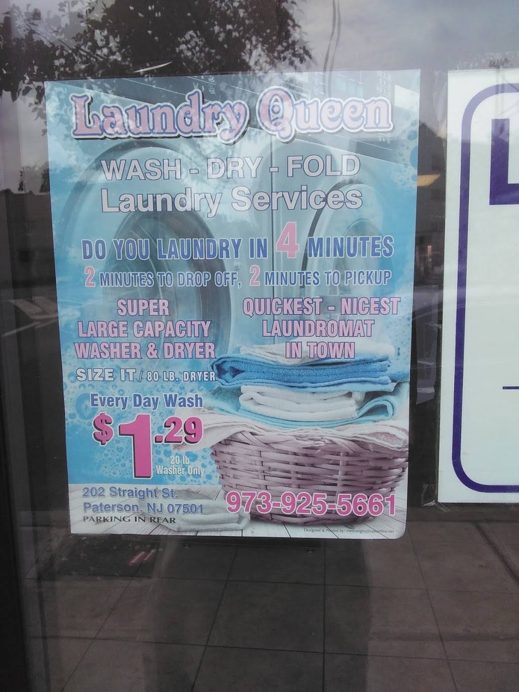 Laundry Queen | 202 Straight St, Paterson, NJ 07501, USA | Phone: (973) 925-5661