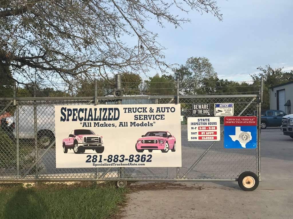 Specialized Truck and Auto Service | 15520 Lee Rd Suite C, Humble, TX 77396, USA | Phone: (281) 883-8362