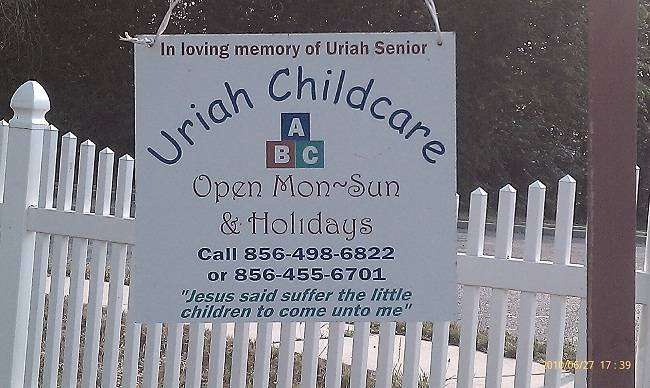 Uriah ChildCare | 40 Duchess Pl, Millville, NJ 08332 | Phone: (856) 455-6701