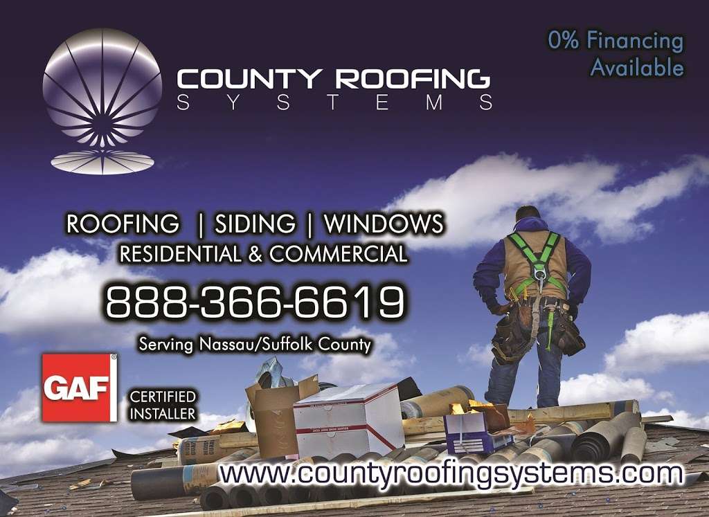 County Roofing Systems | 68 S Service Rd Suite 100, Melville, NY 11747, USA | Phone: (888) 366-6619