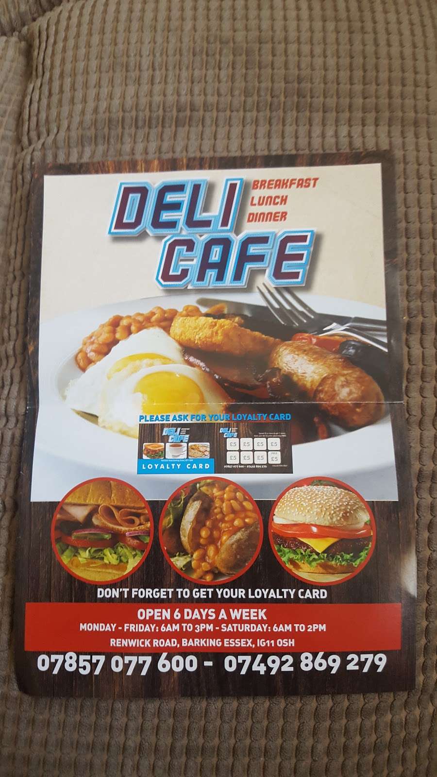 The Deli Cafe | Barking IG11 0SB, UK