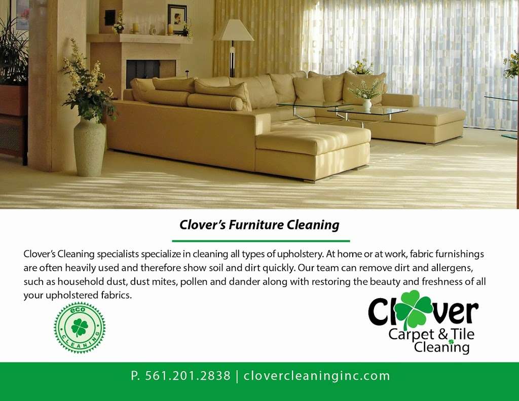 Clover Carpet and Tile Cleaning | 432 Bluebird Ln, Delray Beach, FL 33445, USA | Phone: (561) 201-2838