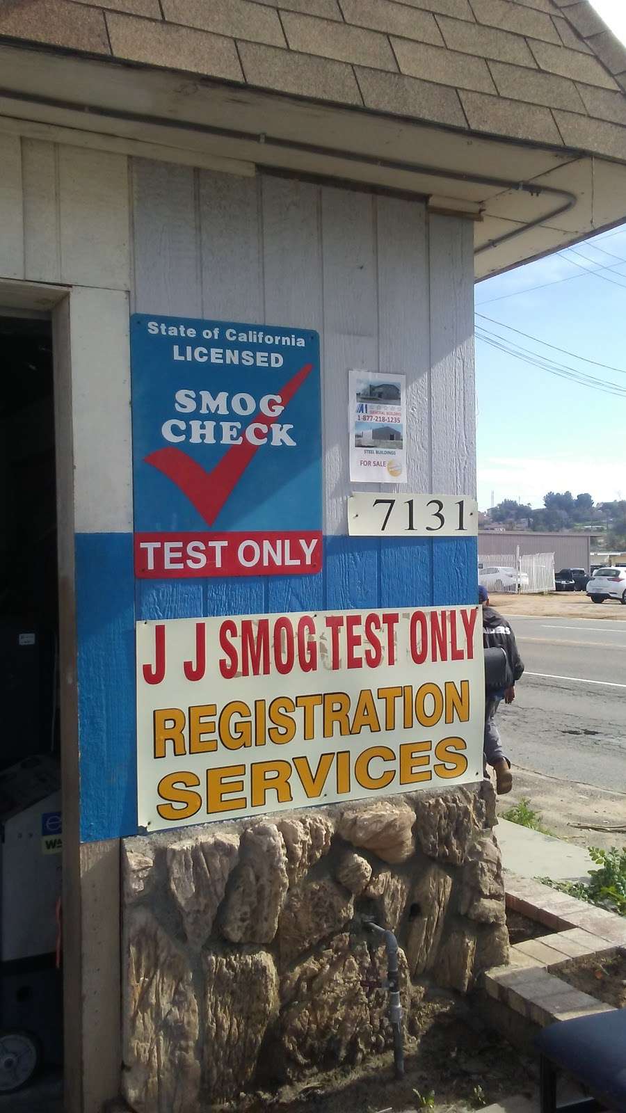 J J SMOG CHECK TEST ONLY!!!/ REGISTRATION SERVICES | 7131 Mission Boulevard, Riverside, CA 92509, USA | Phone: (951) 360-4720