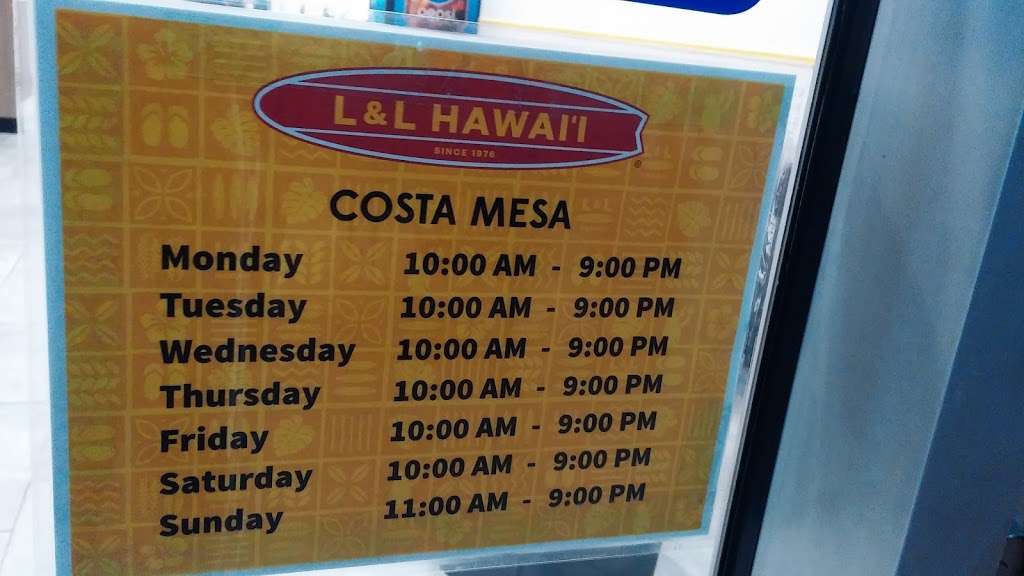 L&L HAWAIIAN BBQ | 2300 Harbor Blvd n4, Costa Mesa, CA 92627 | Phone: (949) 287-6689