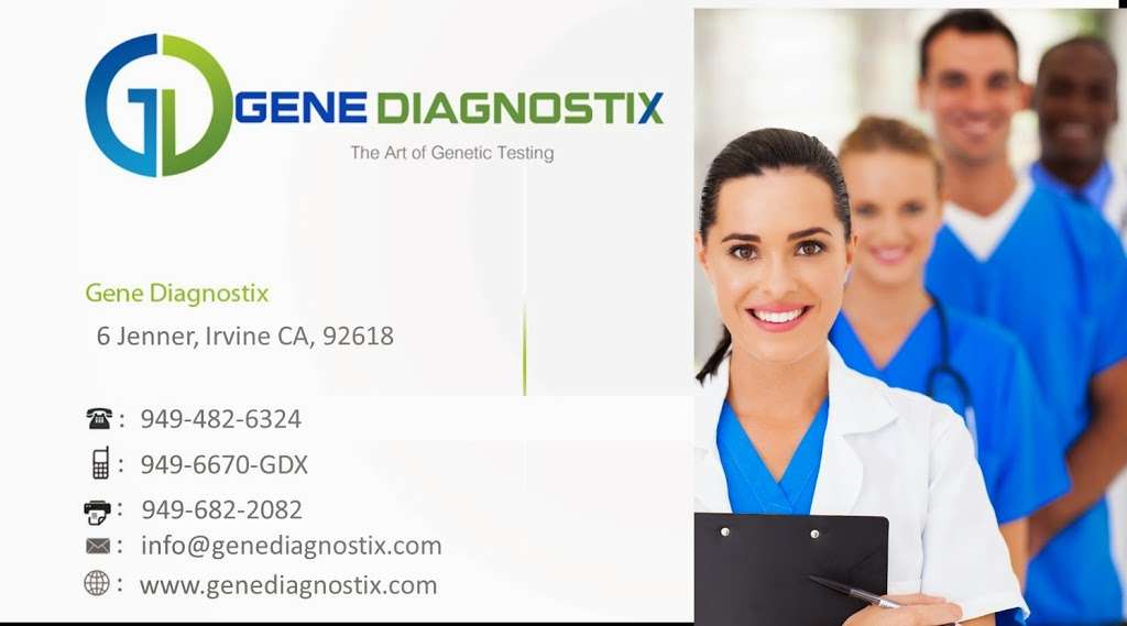 Gene Diagnostix, Inc | 6 Jenner #130, Irvine, CA 92618, USA | Phone: (949) 482-6324