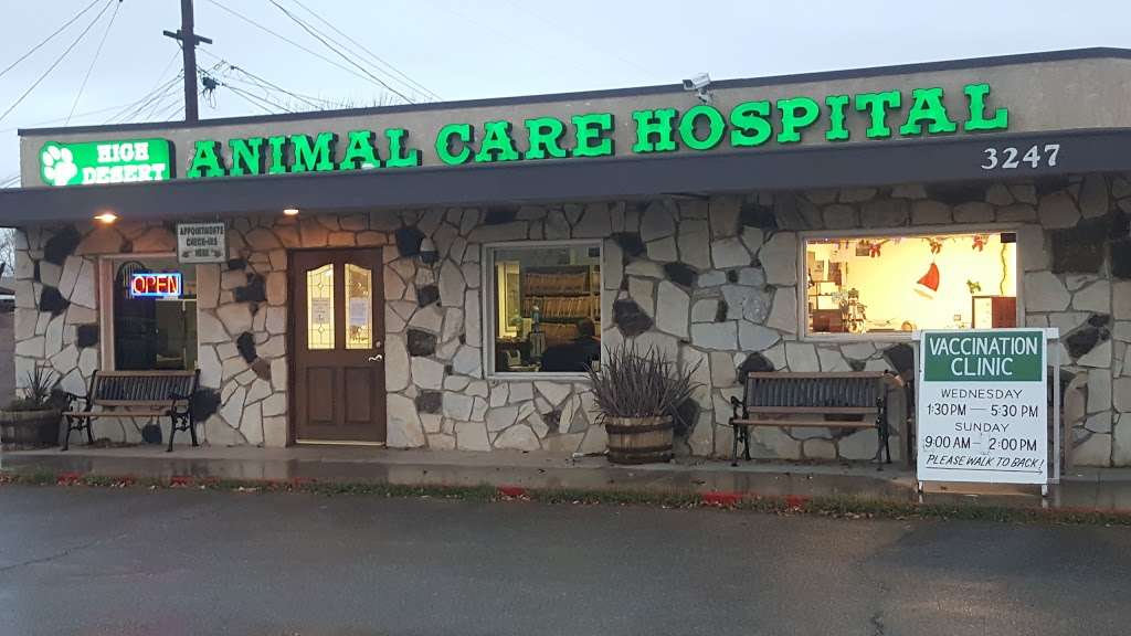 High Desert Animal Care Hospital | 3243 E Palmdale Blvd, Palmdale, CA 93550, USA | Phone: (661) 272-1616