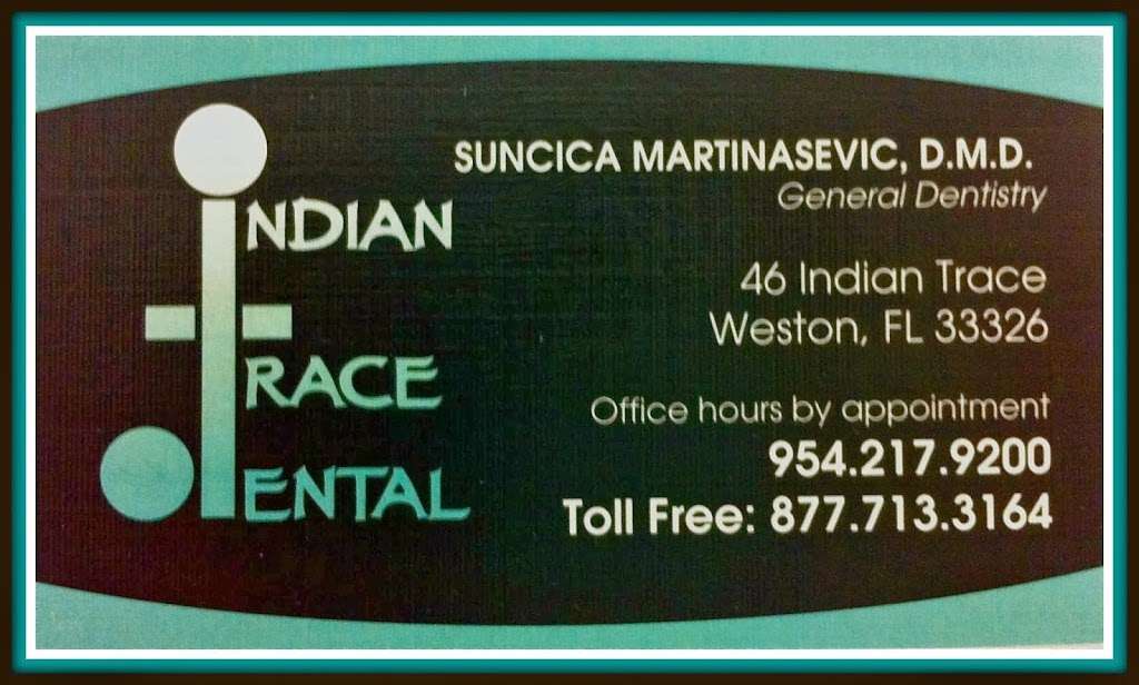 Suncica Martinasevic, DMD | 46 Indian Trace, Weston, FL 33326, USA | Phone: (954) 217-9200