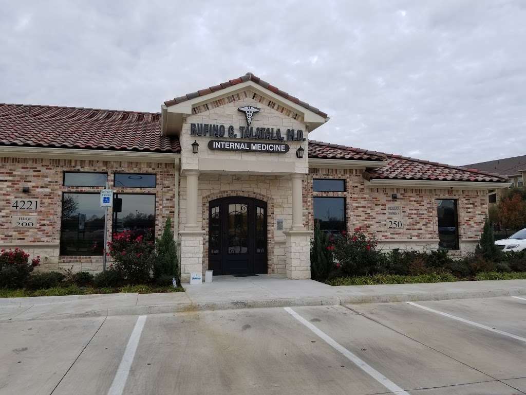 rufino g. talatala, m.d. | 4221 Medical Pkwy #250, Carrollton, TX 75010, USA | Phone: (972) 492-0333