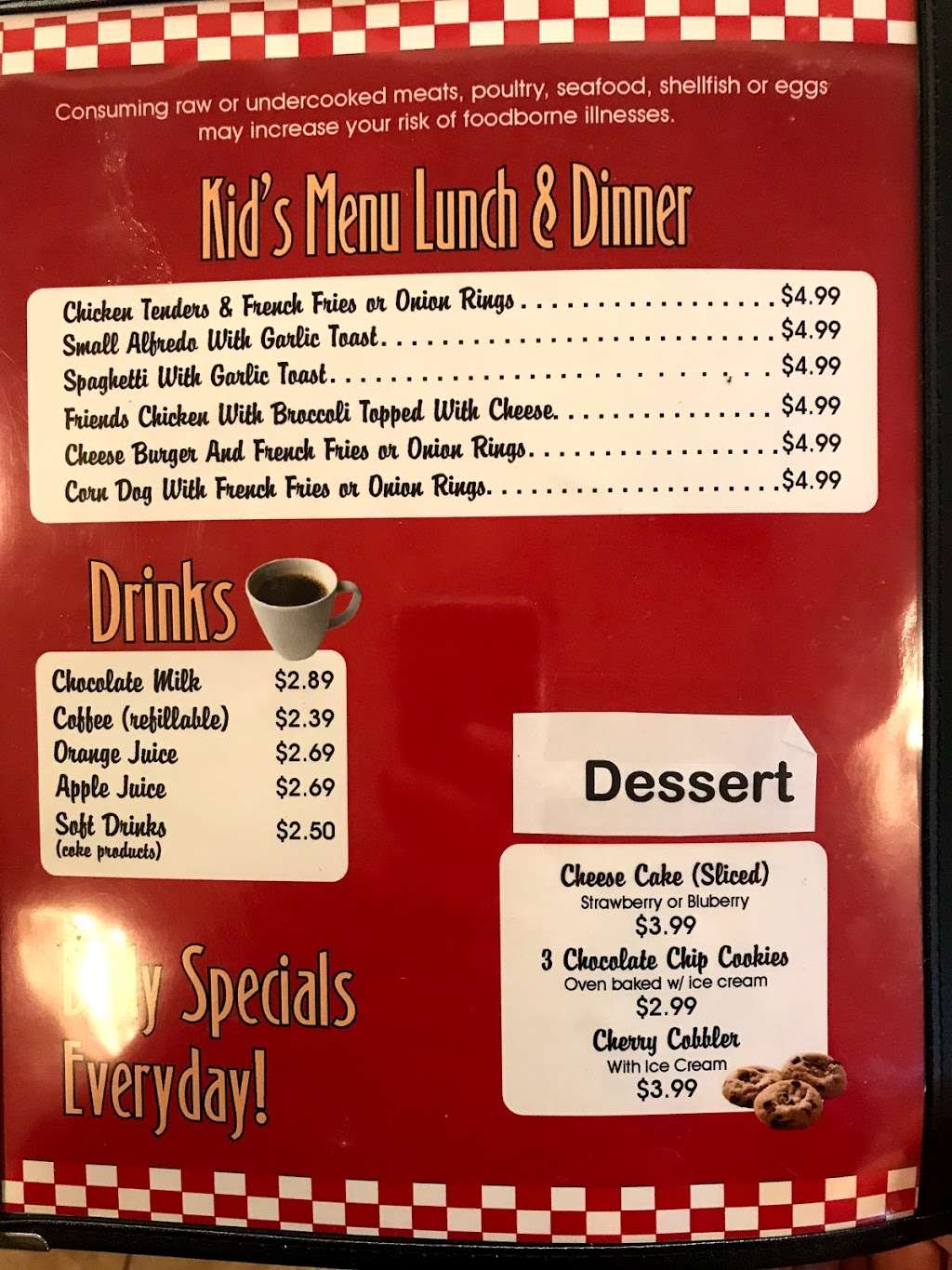 Friends Diner | 989 US-31, Whiteland, IN 46184, USA | Phone: (317) 530-2254