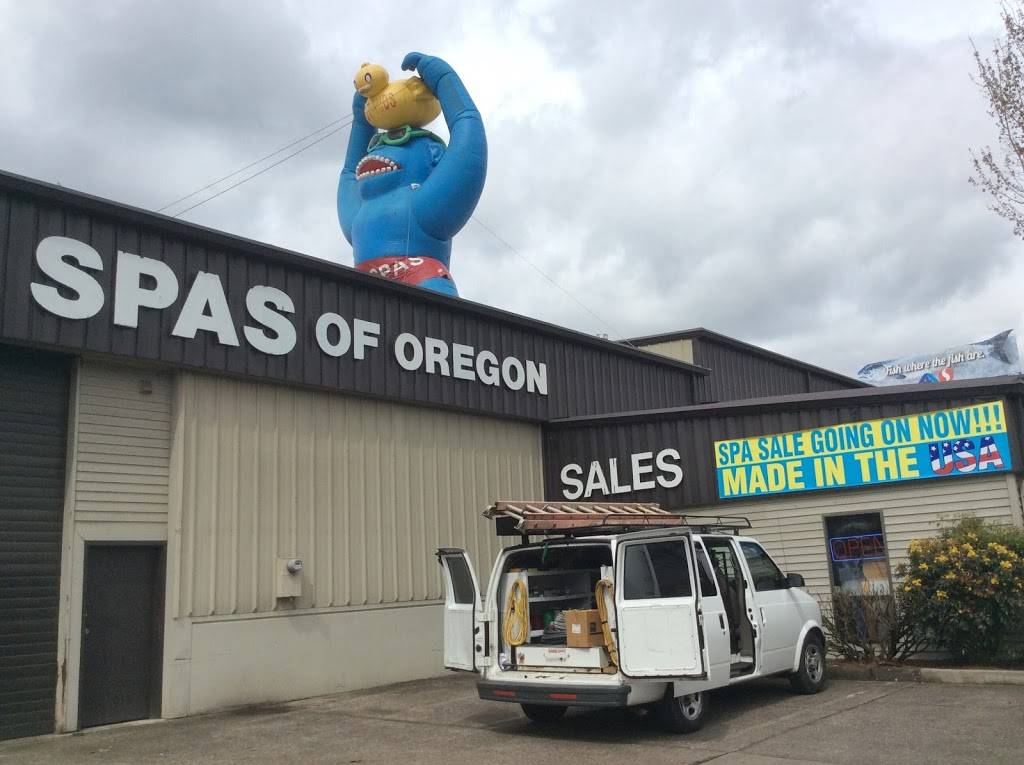 Spas of Oregon | Look For Marty. The Big Blue Gorilla, 17805 SE 82nd Dr, Gladstone, OR 97027, USA | Phone: (503) 650-7727