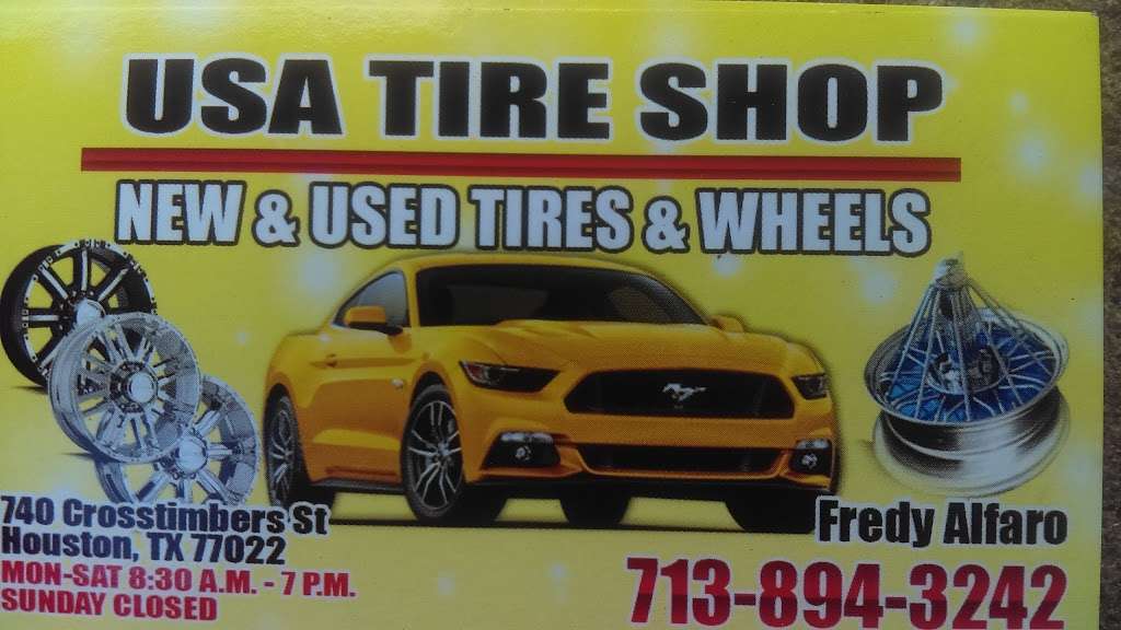 USA Tire Shop | 740 Crosstimbers St, Houston, TX 77022 | Phone: (713) 894-3242