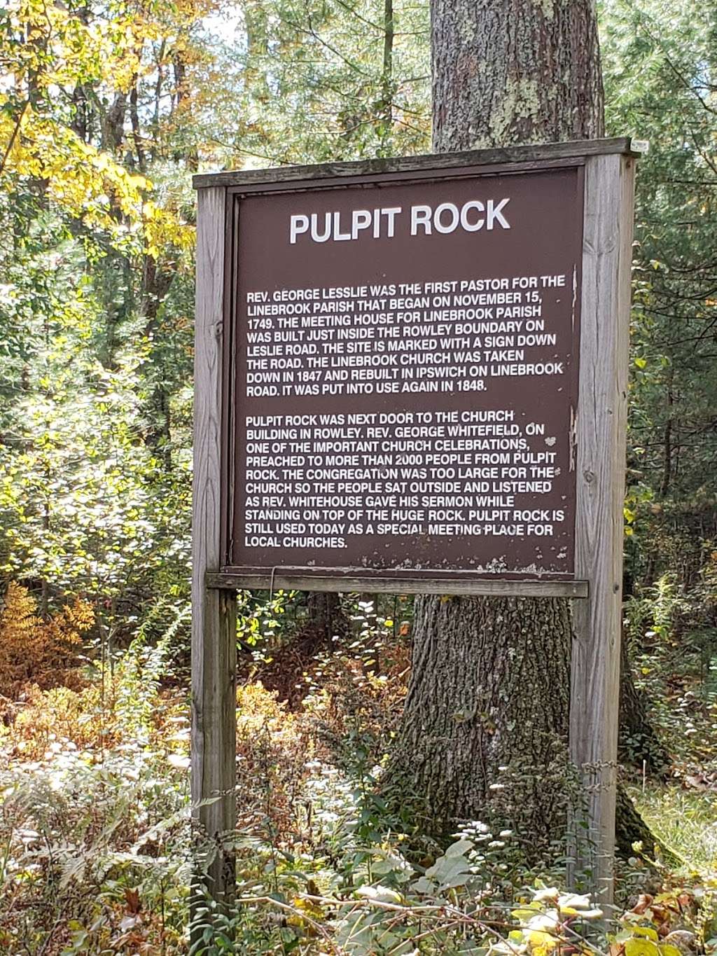 Pulpit Rock | Leslie Rd, Rowley, MA 01969, USA