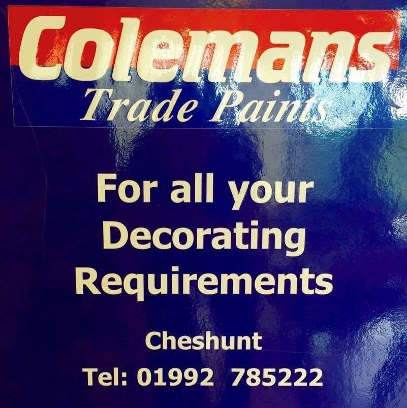 Colemans Trade Paints LTD (Cheshunt) | Station Approach, Windmill Lane, Station Approach, Cheshunt EN8 9AX, UK | Phone: 01992 785222