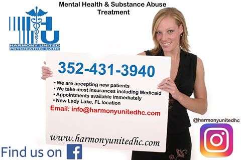 Harmony United Psychiatric Care | 104 E Dixie Ave, Leesburg, FL 34748, USA | Phone: (352) 431-3940