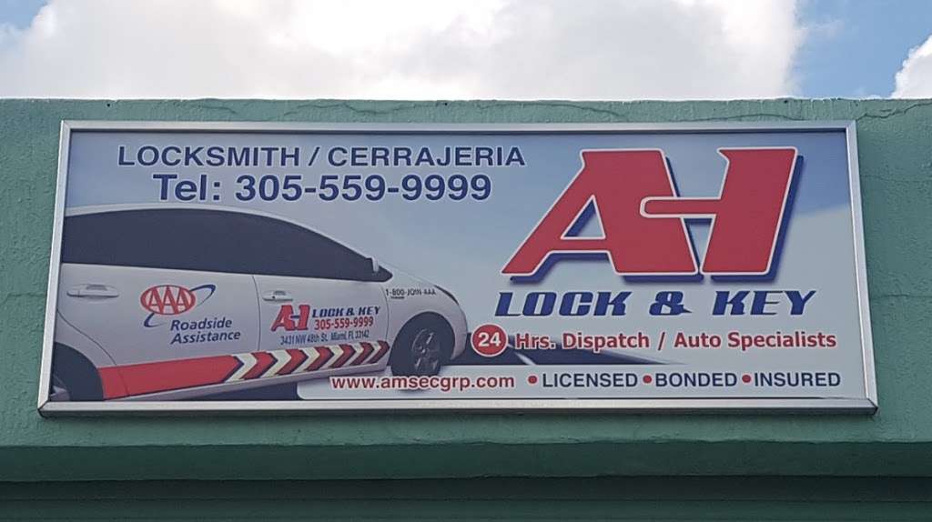 A-1 Lock & Key | 3431 NW 48th St, Miami, FL 33142 | Phone: (305) 559-9999