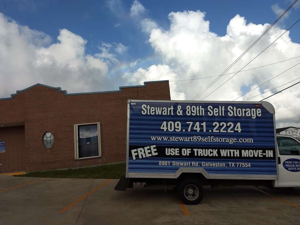 Stewart & 89th Self Storage | 8901 Stewart Rd, Galveston, TX 77554, USA | Phone: (409) 741-2224