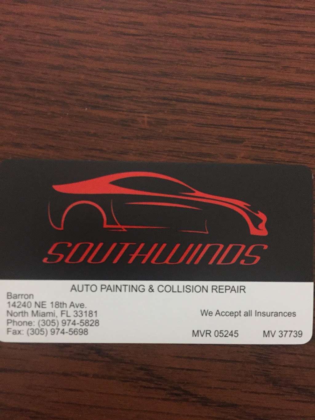 Southwinds Auto Paint & Body Repairs | 14240 NE 18th Ave, North Miami, FL 33181, USA | Phone: (305) 974-5828