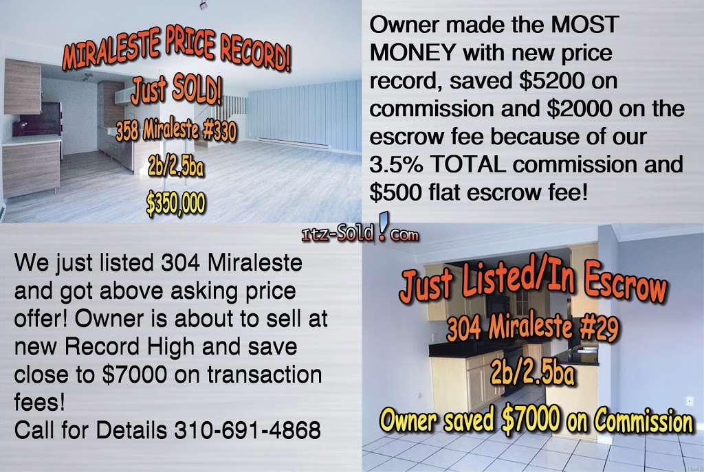 Itz-Sold.com | Discount Broker - 1% Listing Commission | 4800 La Villa Marina, Marina Del Rey, CA 90292, USA | Phone: (310) 691-4868