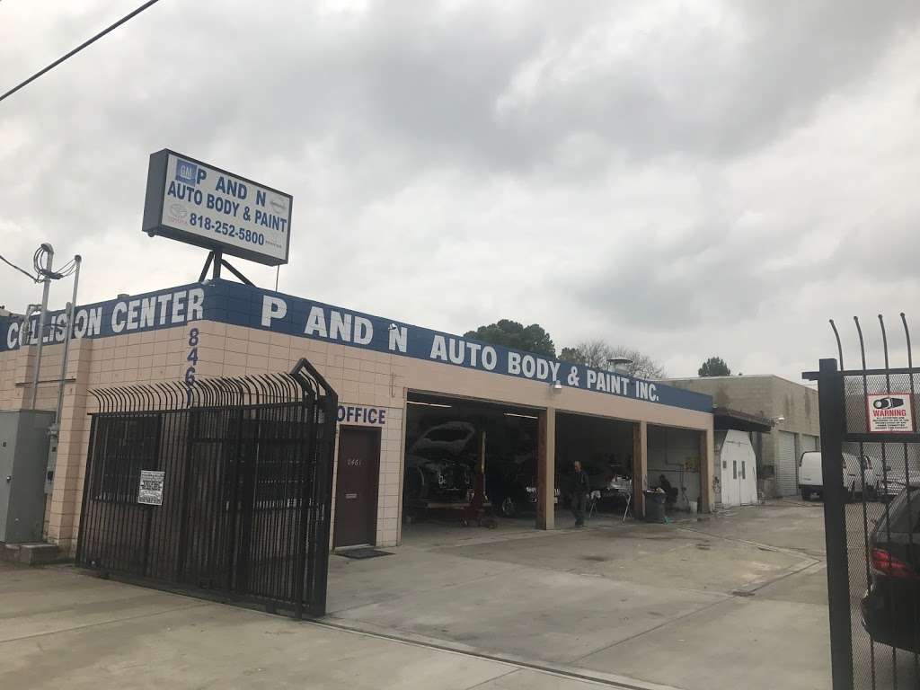 P and N Auto Body & Paint Inc | 8461 Glenoaks Blvd, Sun Valley, CA 91352, USA | Phone: (818) 252-5800